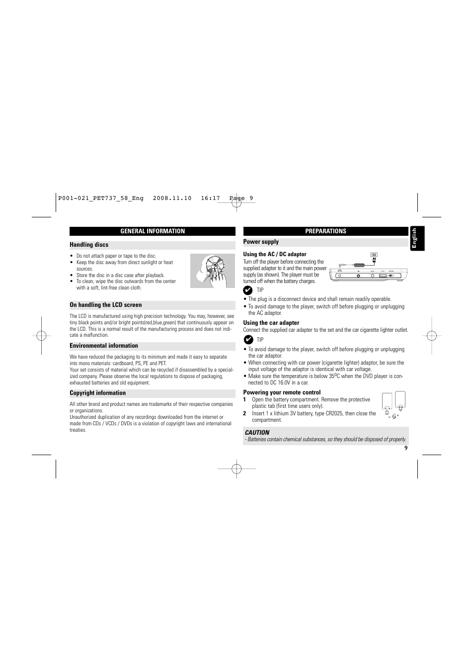 Philips PDCC-XP-0845 User Manual | Page 9 / 22