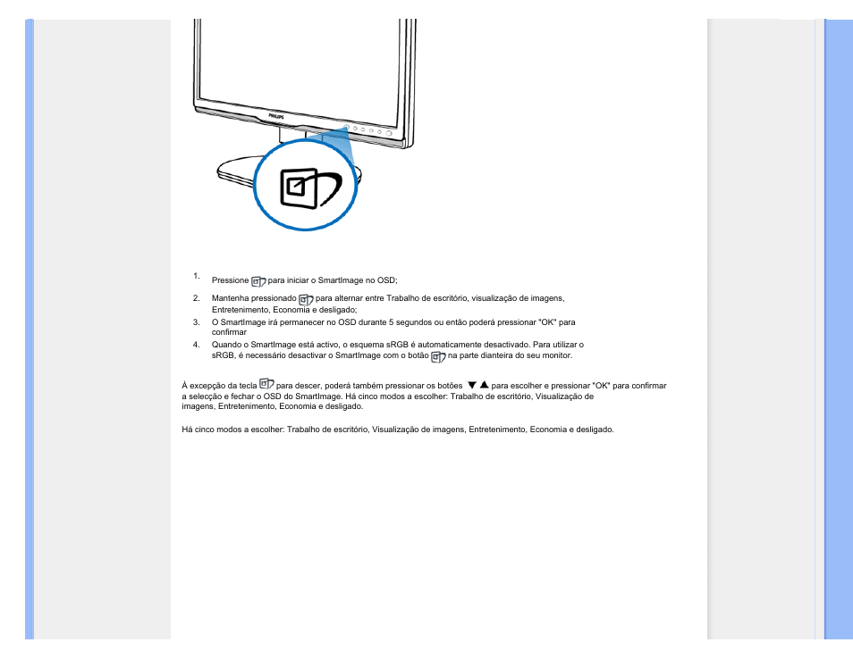 Philips 240BW9 User Manual | Page 31 / 124