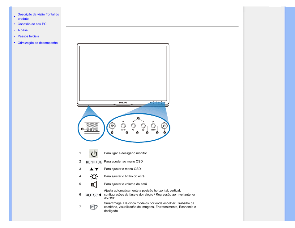 Instalação do monitor lcd | Philips 240BW9 User Manual | Page 69 / 124