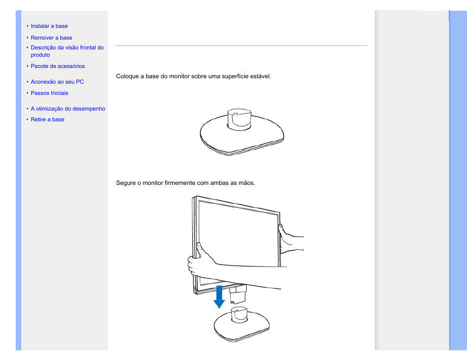 A base | Philips 240BW9 User Manual | Page 75 / 124