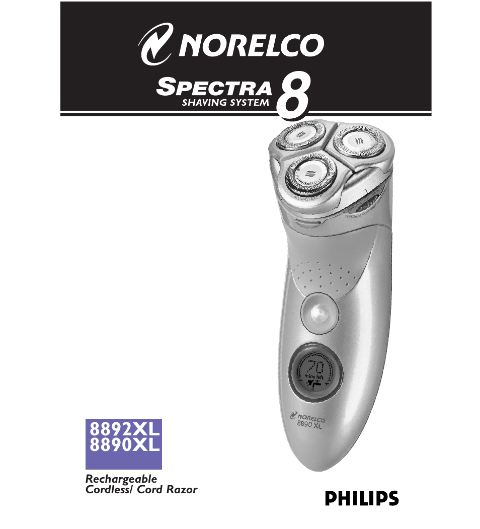Philips Spectra 8892XL User Manual | 40 pages