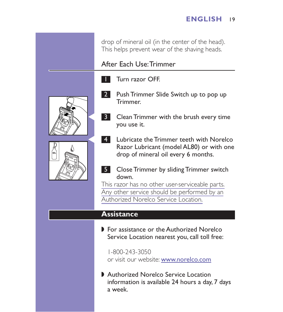 Philips Spectra 8892XL User Manual | Page 19 / 40