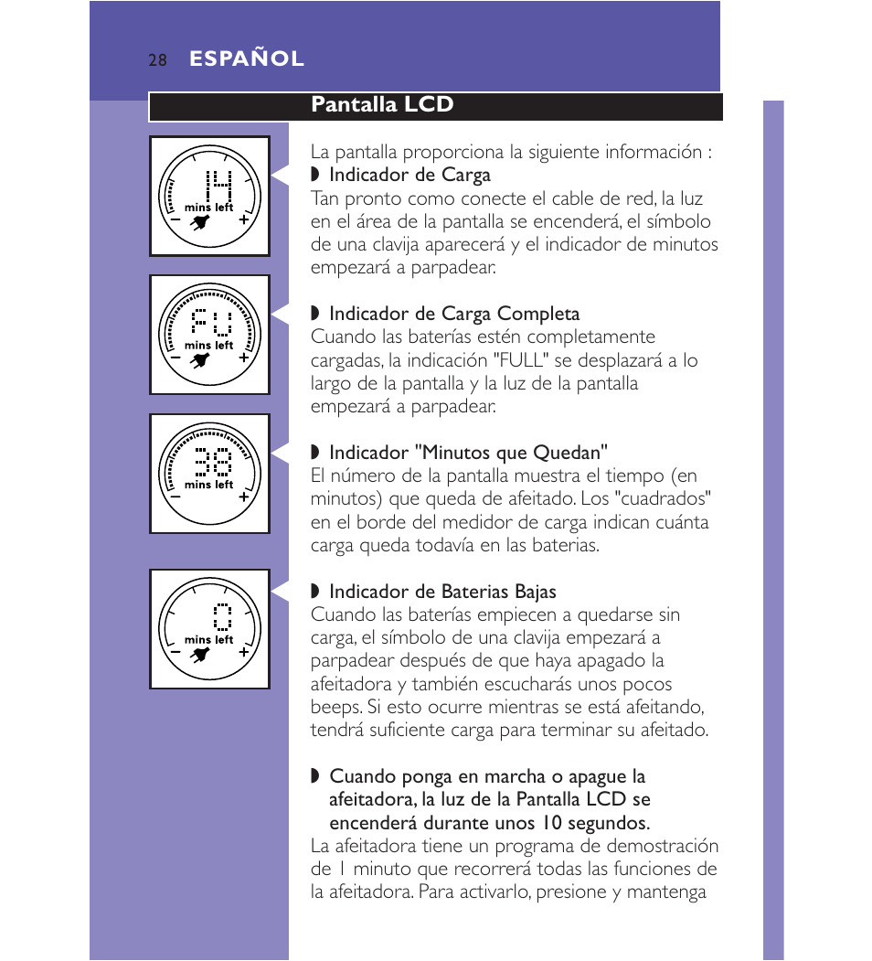 Philips Spectra 8892XL User Manual | Page 28 / 40