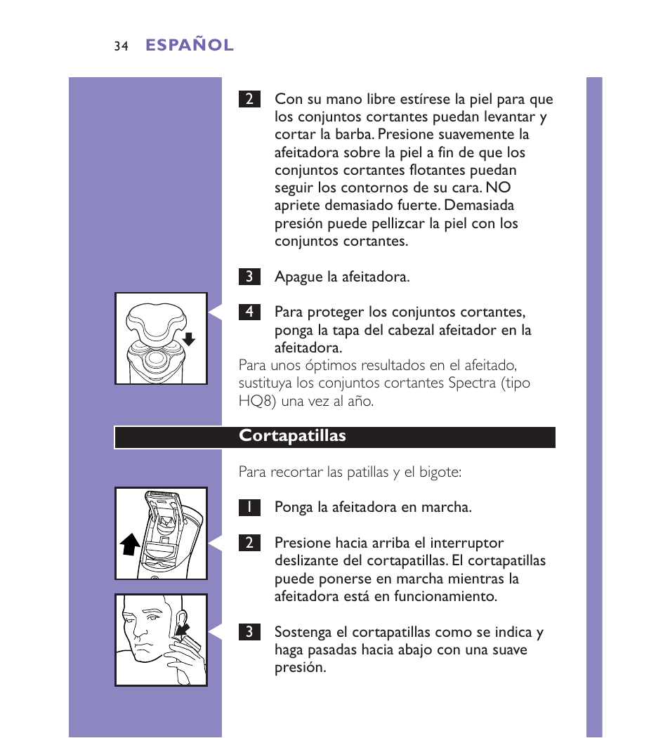 Philips Spectra 8892XL User Manual | Page 34 / 40
