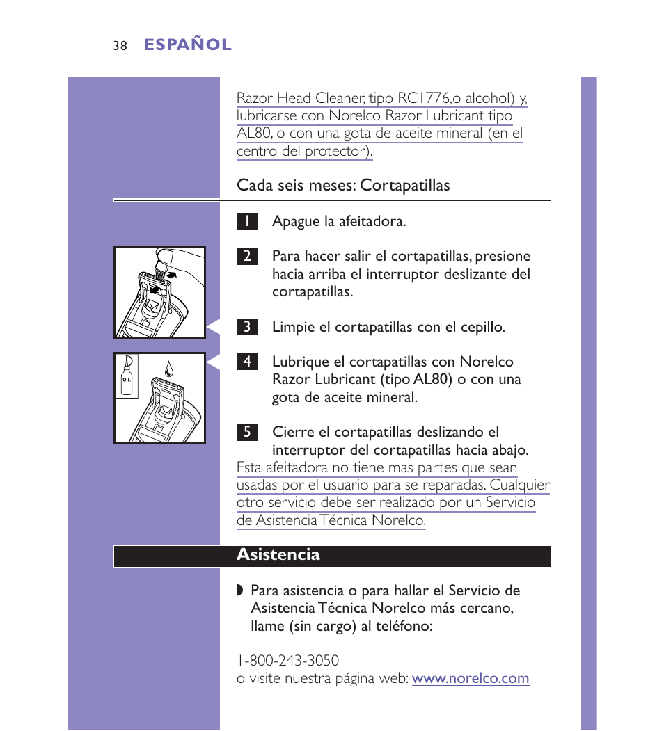 Philips Spectra 8892XL User Manual | Page 38 / 40