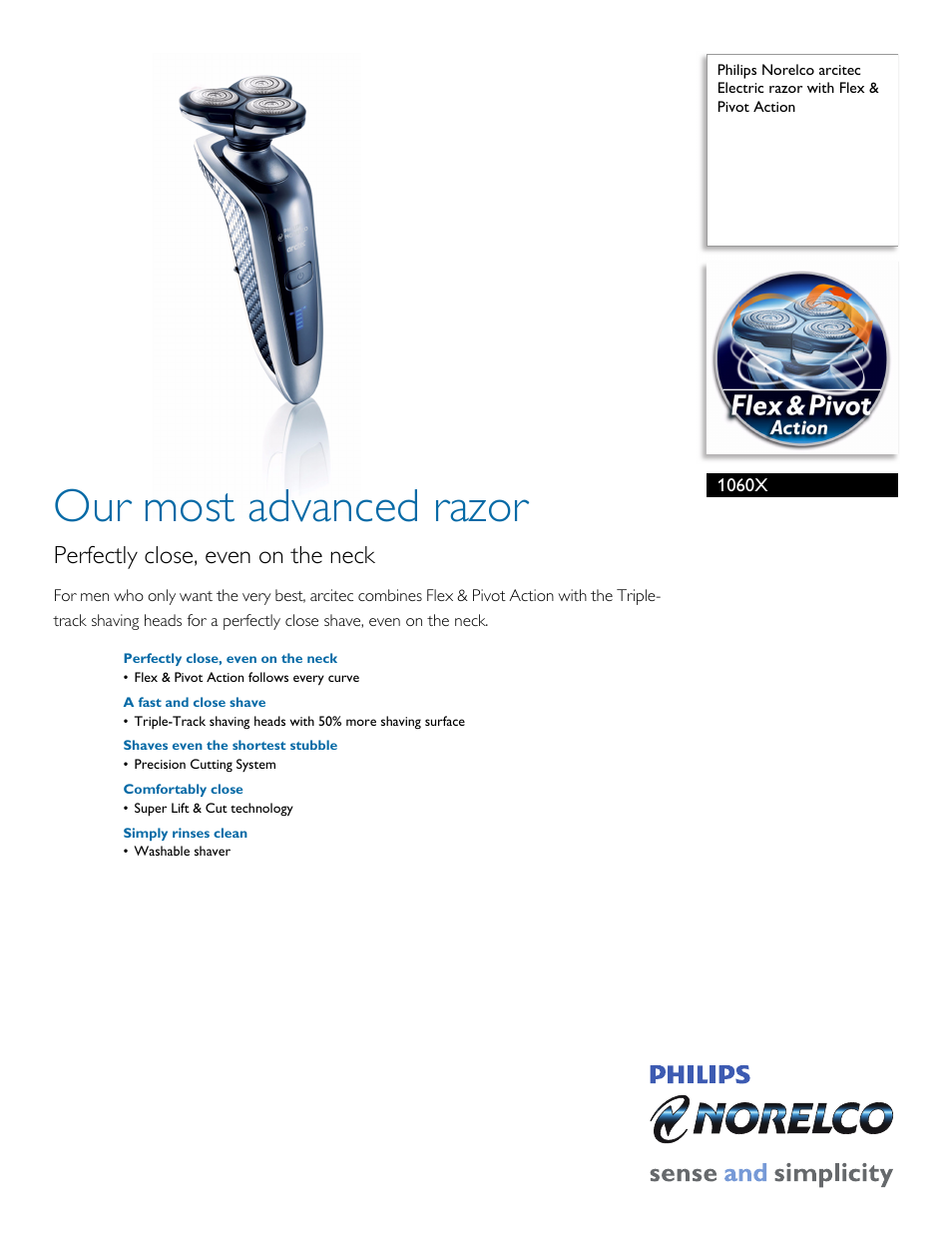 Philips 1060 User Manual | 2 pages