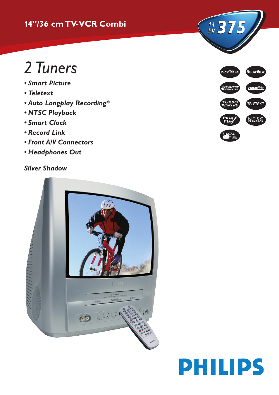 Philips PV 37514 User Manual | 2 pages
