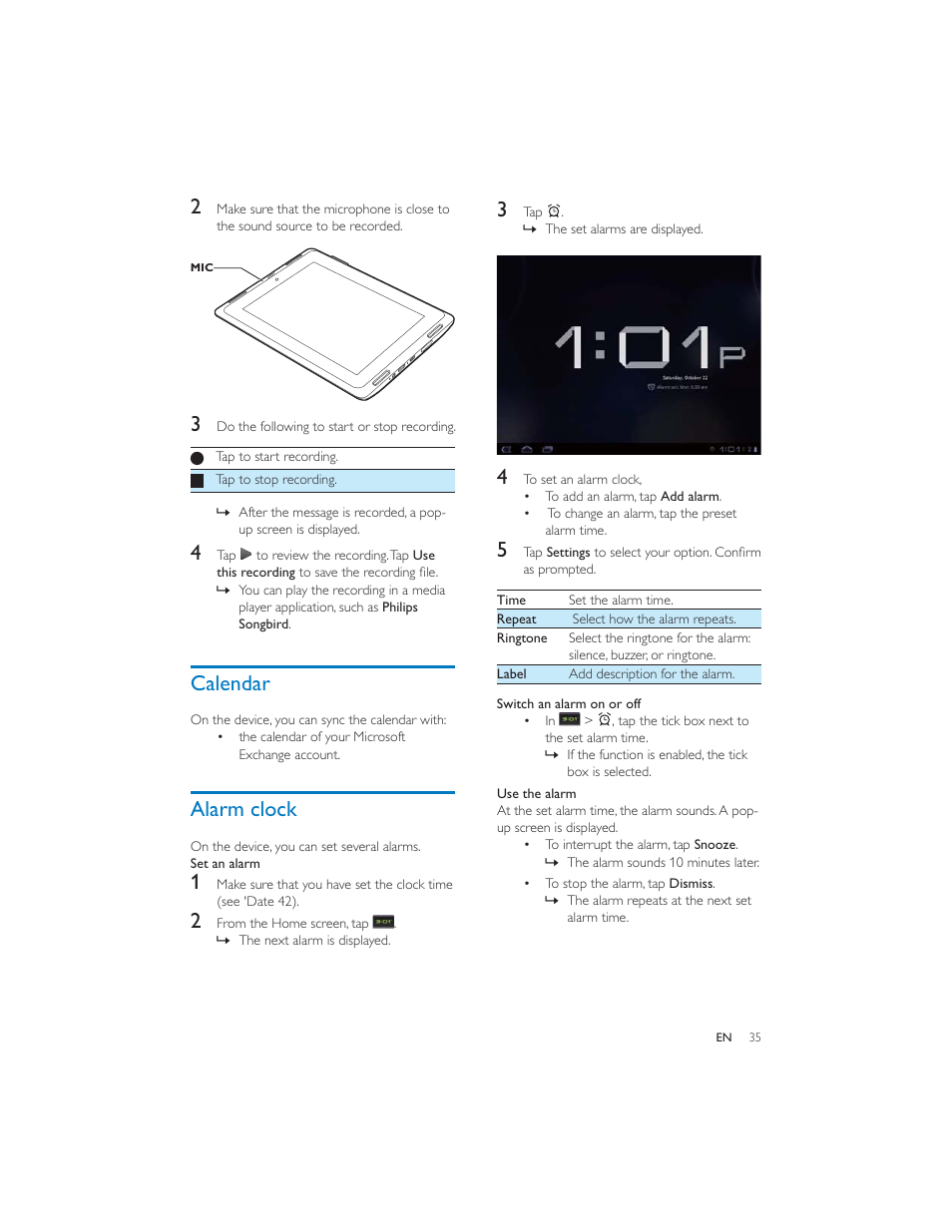 Philips PI7000/93 User Manual | Page 34 / 46