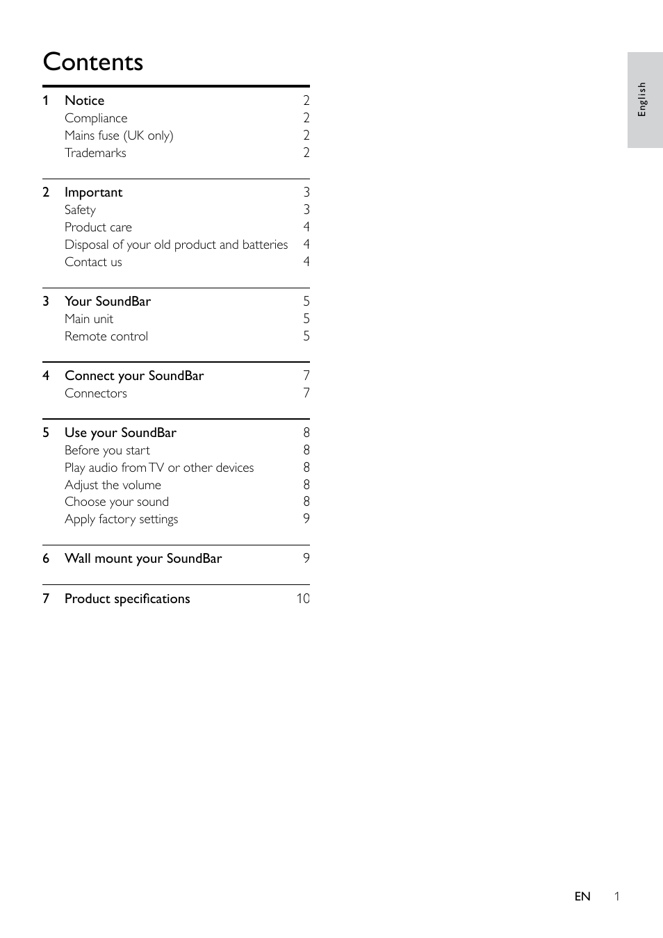 Philips HTS3111 User Manual | Page 3 / 13