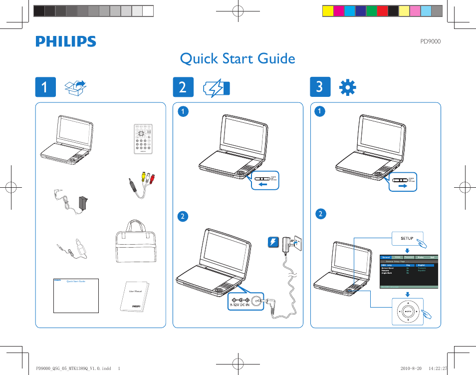Philips PD9000/05 User Manual | 2 pages