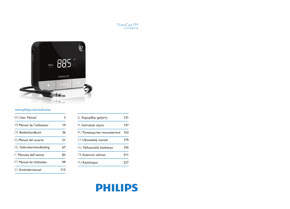 Philips DLV92009/10 User Manual | 122 pages