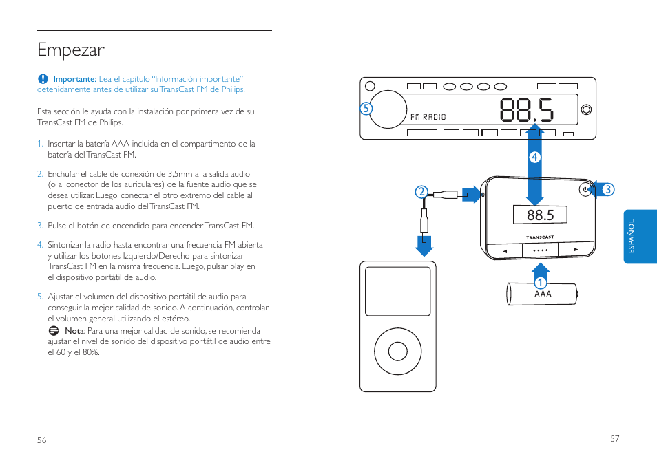 Empezar | Philips DLV92009/10 User Manual | Page 29 / 122