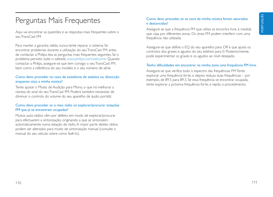 Perguntas mais frequentes | Philips DLV92009/10 User Manual | Page 56 / 122