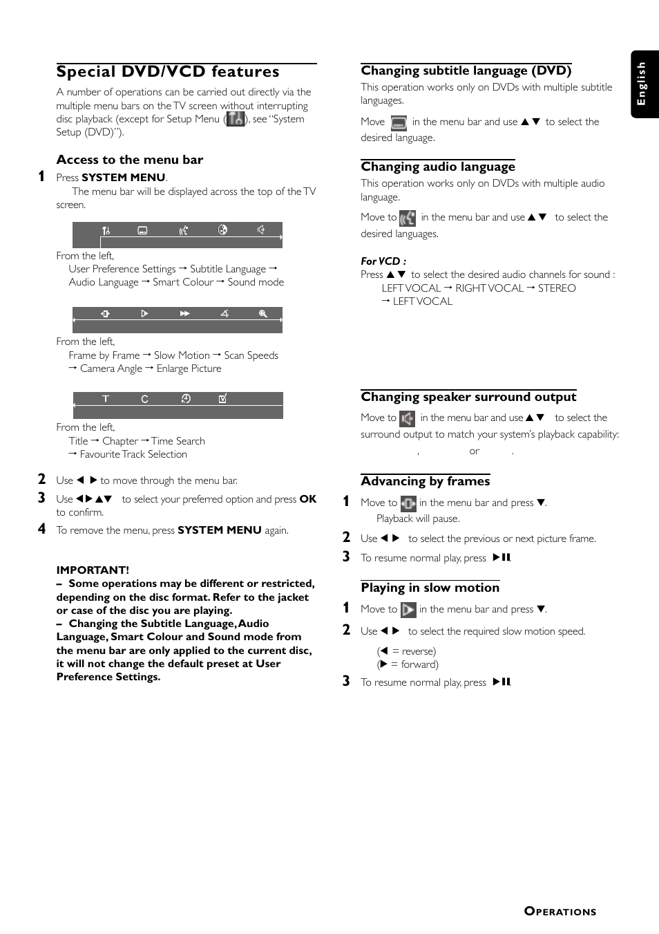 Special dvd/vcd features | Philips LX7000SA User Manual | Page 23 / 31