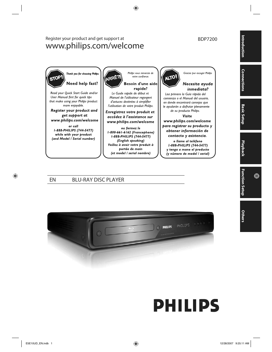 Philips BDP7200 User Manual | 44 pages