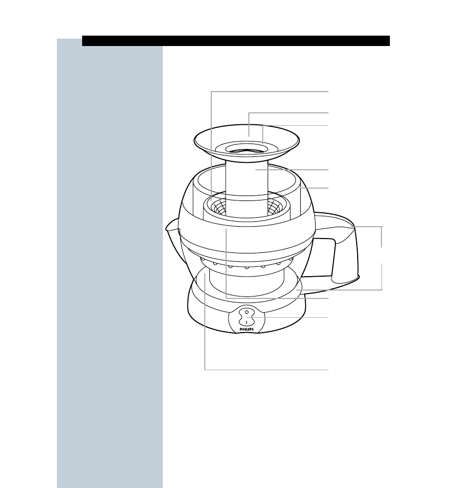 Features | Philips juice extractor serving pitcher HR2828 User Manual | Page 6 / 12