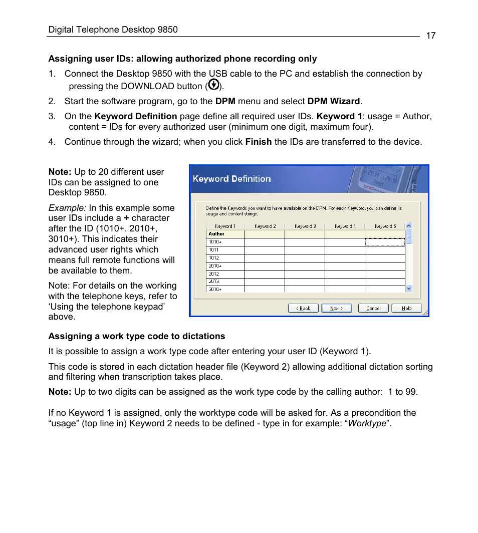 Philips 9850 User Manual | Page 17 / 88