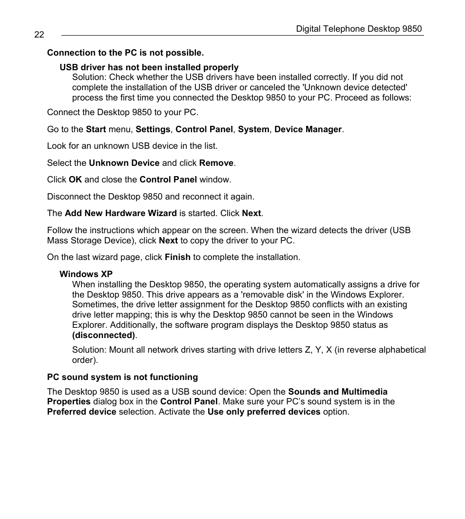 Philips 9850 User Manual | Page 22 / 88