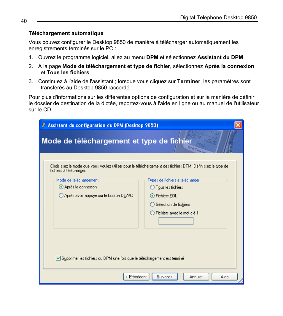 Philips 9850 User Manual | Page 40 / 88