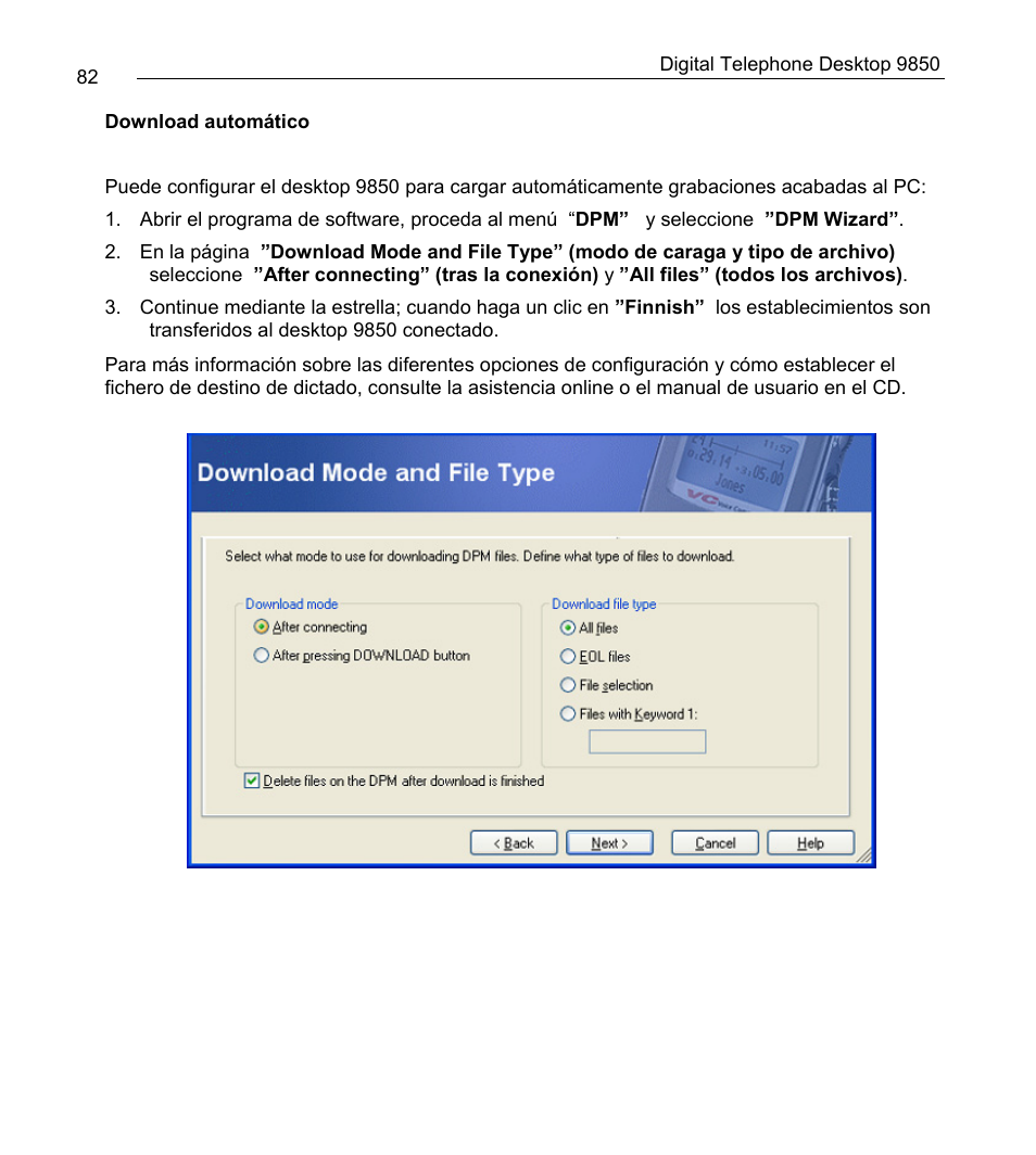 Philips 9850 User Manual | Page 82 / 88