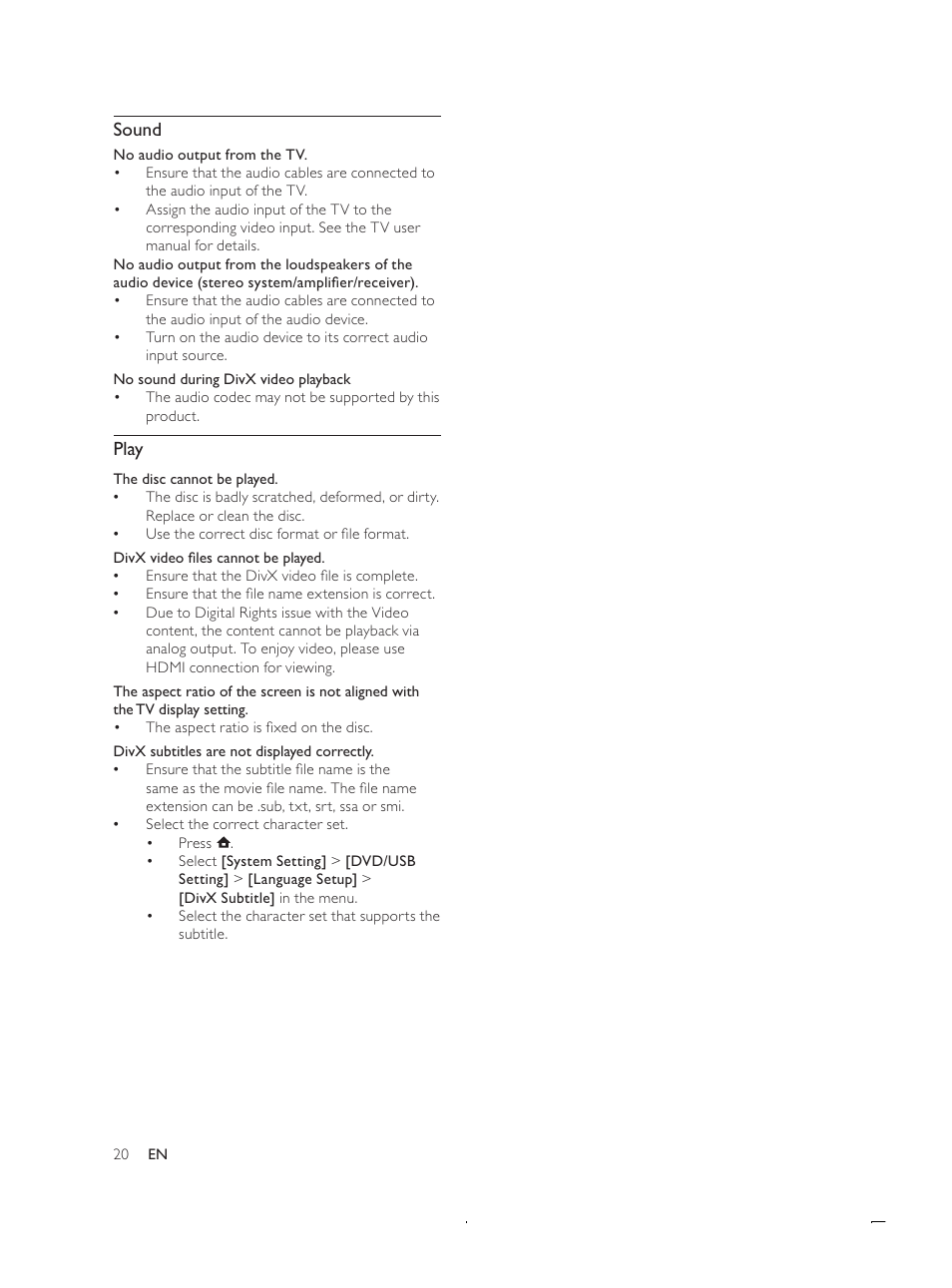 6rxqg, Play | Philips DTP4800 User Manual | Page 20 / 34
