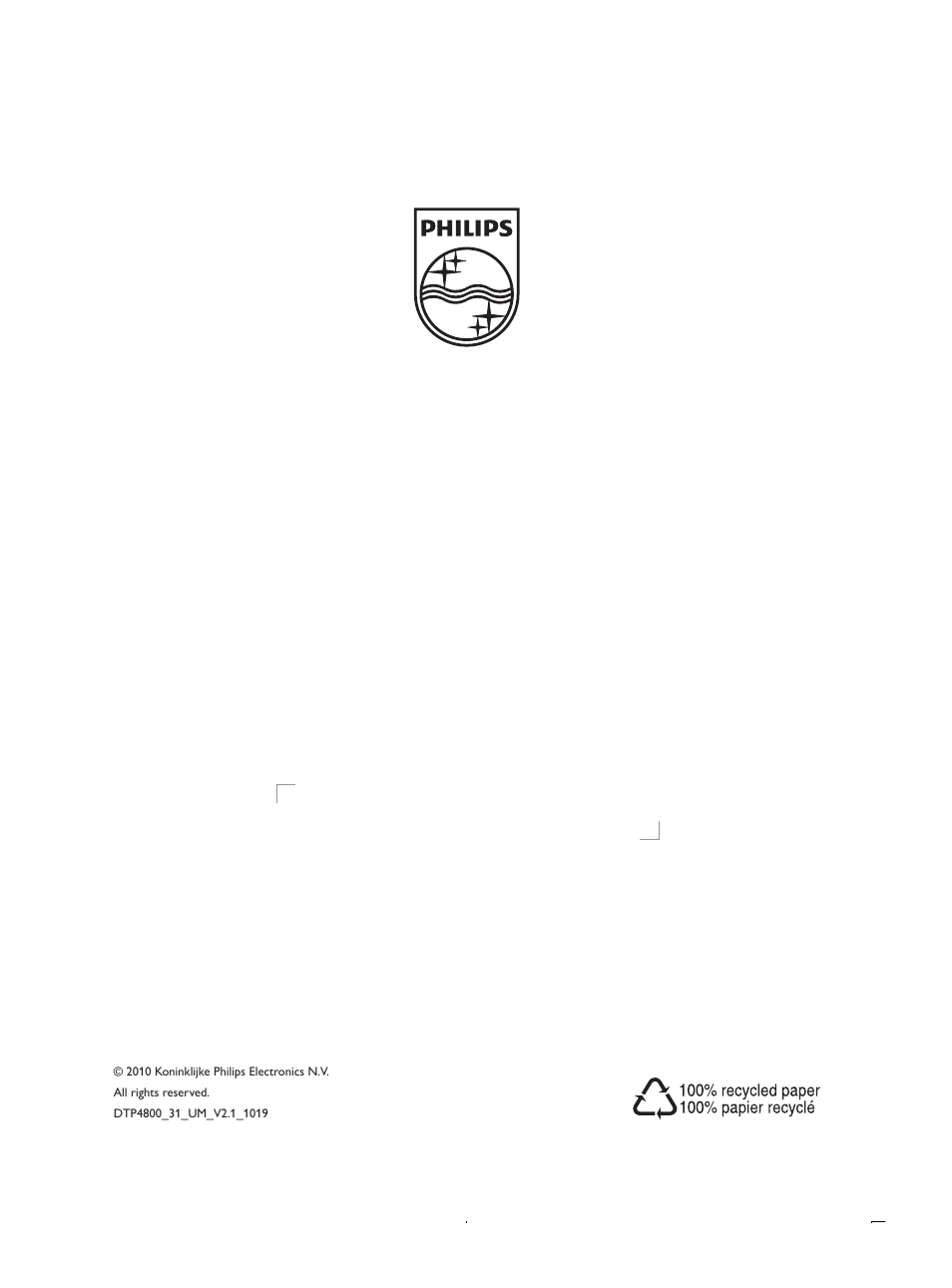 Philips DTP4800 User Manual | Page 34 / 34