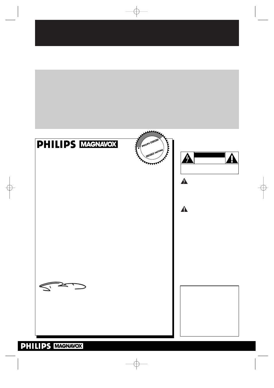 Safety, Hurry, Warranty verification | Owner confirmation, Model registration, Know these, Symbols, For customer use | Philips CCZ254AT User Manual | Page 2 / 60