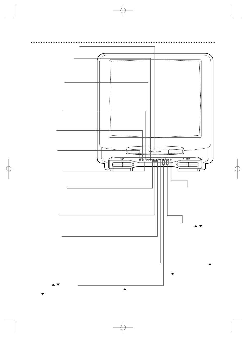 22 front panel | Philips CCZ254AT User Manual | Page 22 / 60