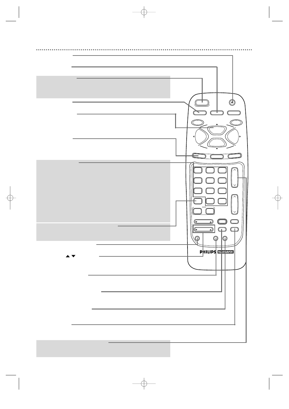 24 remote control buttons, Eject button press to eject the tape, Smart picture button | Philips CCZ254AT User Manual | Page 24 / 60