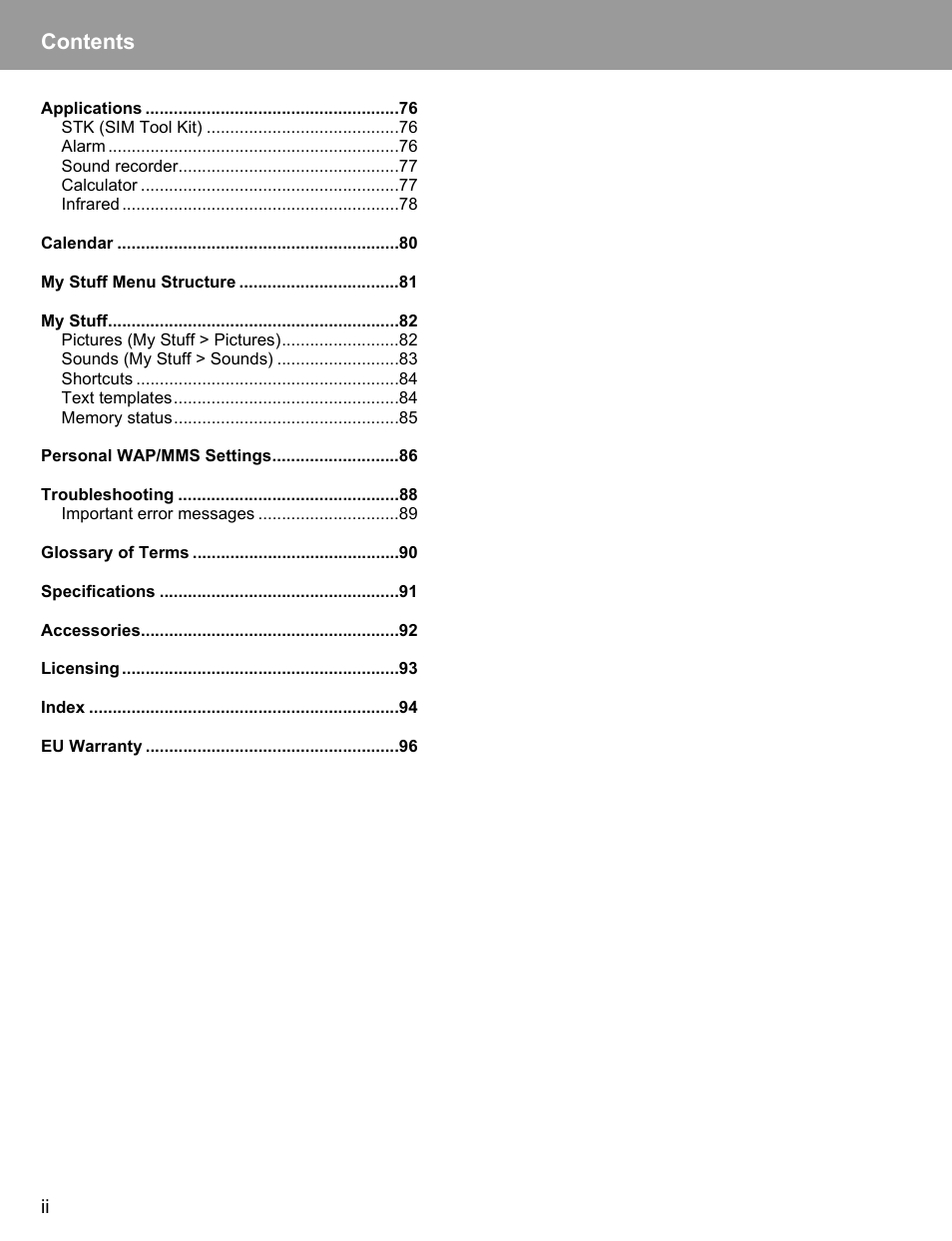 Philips X400 User Manual | Page 3 / 105