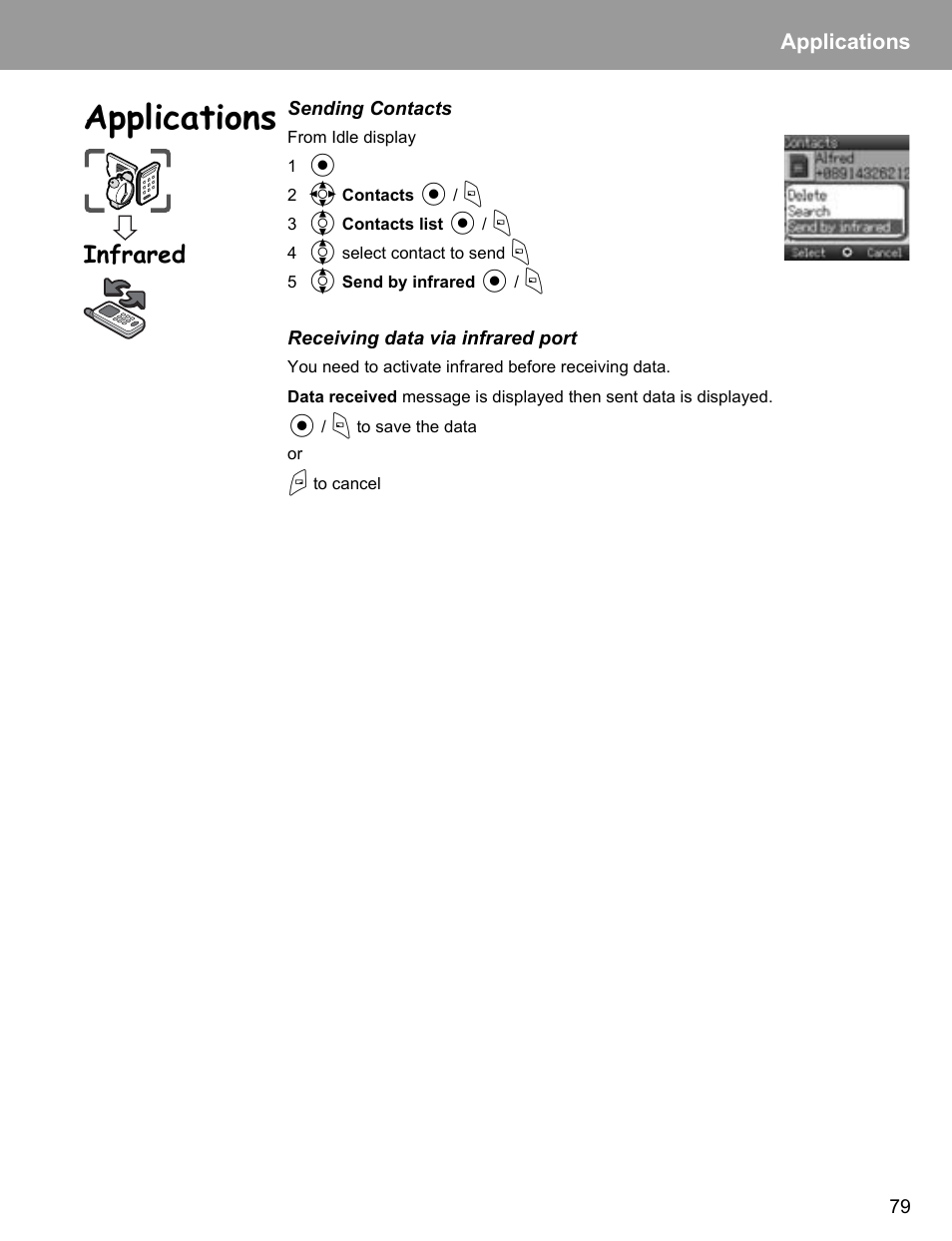 Applications, Infrared | Philips X400 User Manual | Page 82 / 105