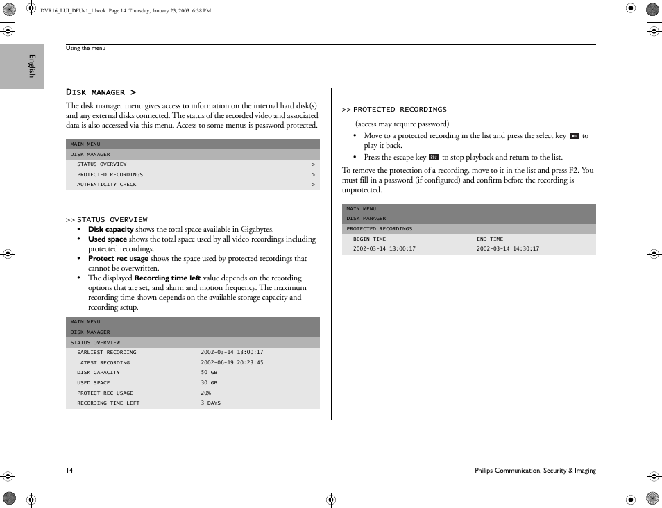 Philips Divar Digital versatile recorder User Manual | Page 14 / 18