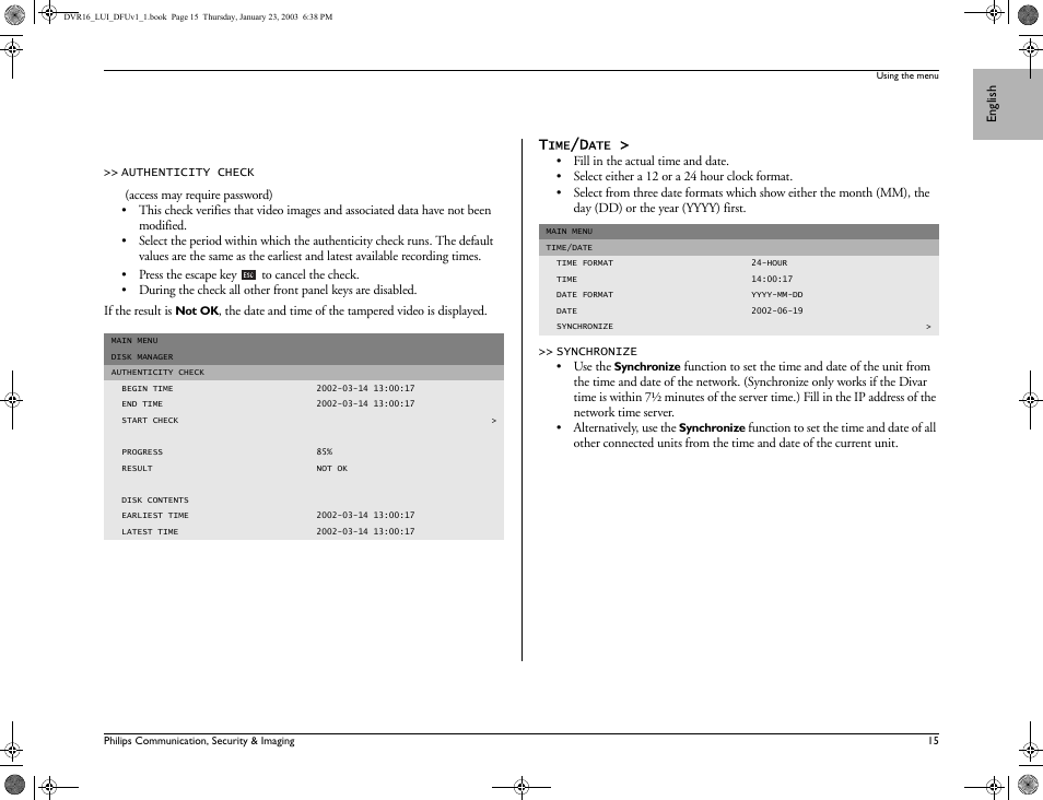 Philips Divar Digital versatile recorder User Manual | Page 15 / 18
