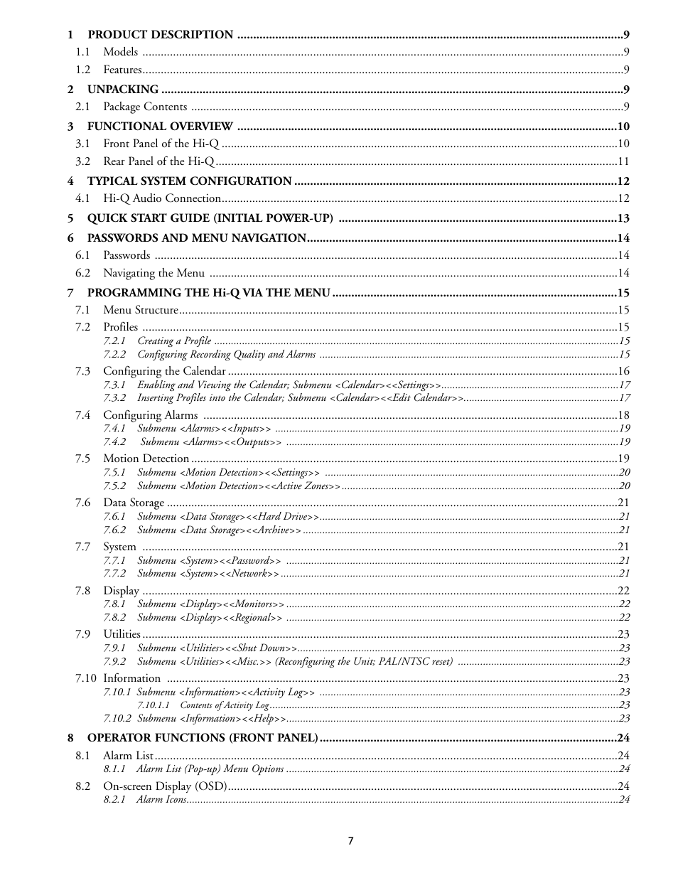Philips Hi-Q Digital Video Recorders User Manual | Page 7 / 36