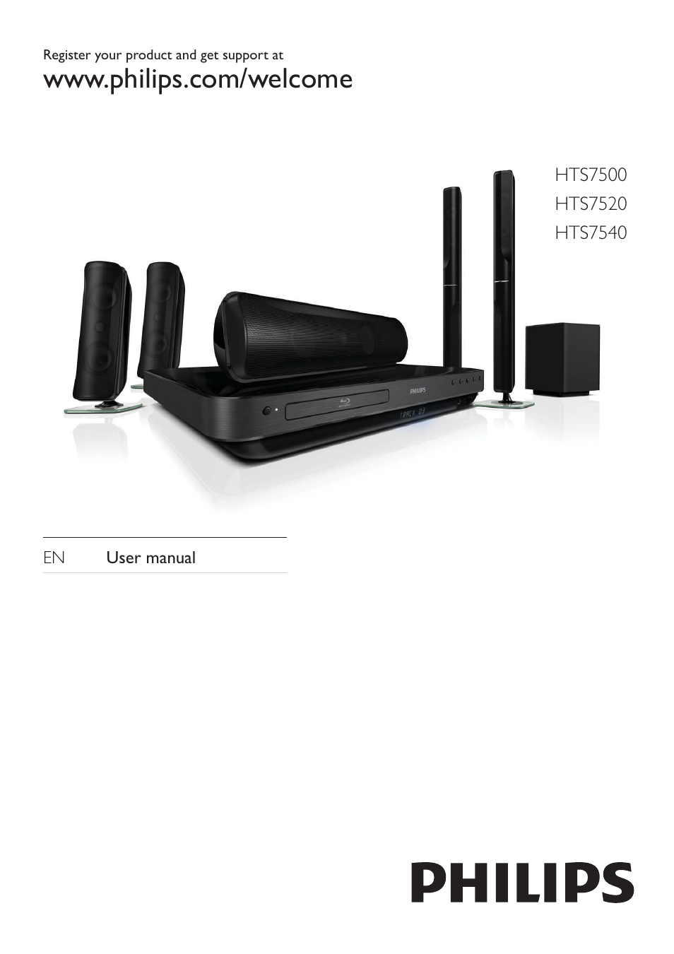 Philips HTS7500 User Manual | 52 pages