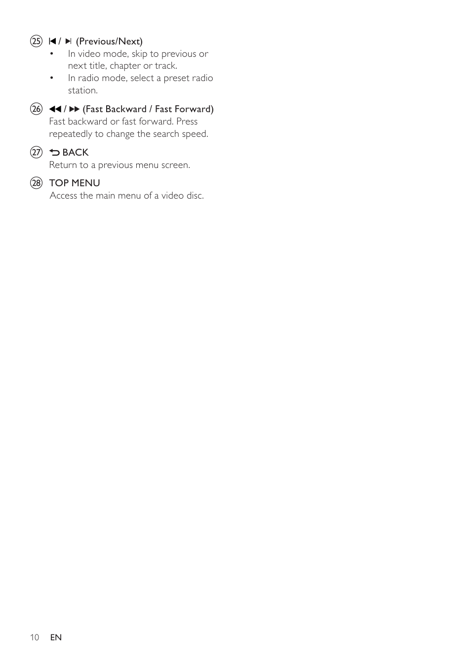 Philips HTS7500 User Manual | Page 10 / 52