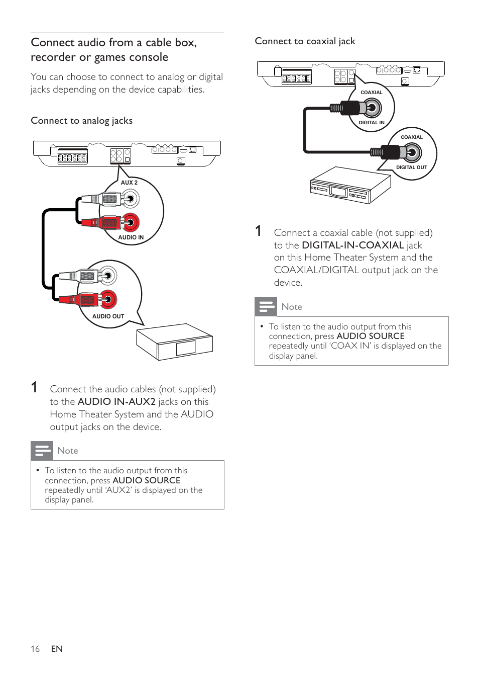 Philips HTS7500 User Manual | Page 16 / 52