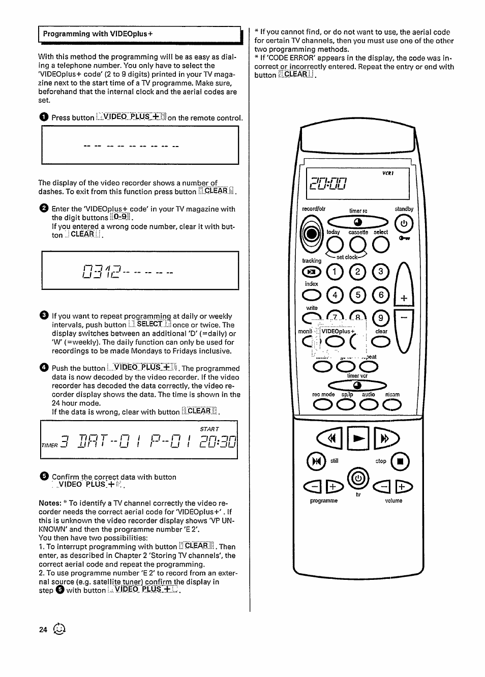 Vibed plus;-fr, Ca>o, O© © ©m | Philips VR727 User Manual | Page 26 / 42