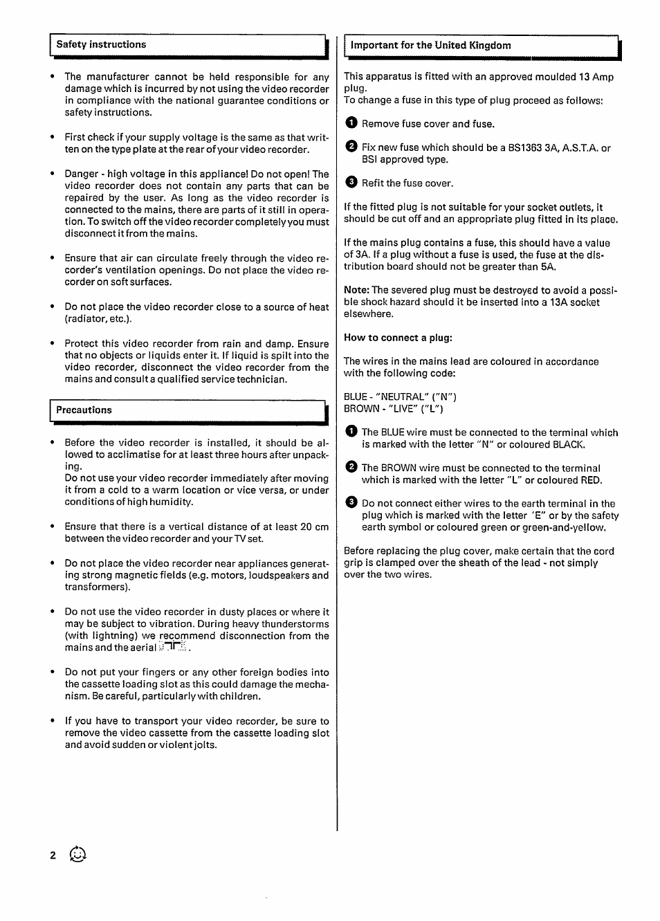 Philips VR727 User Manual | Page 4 / 42