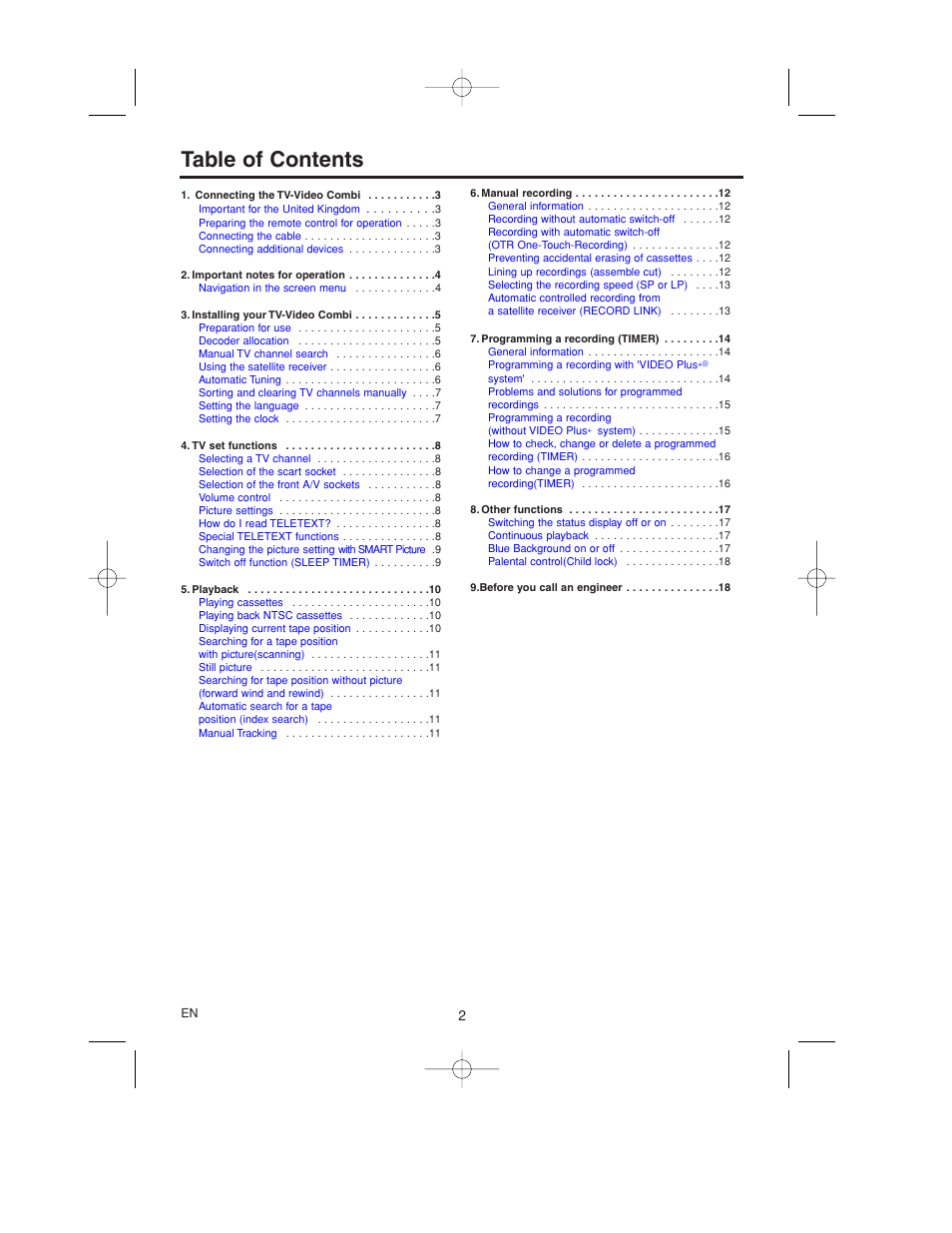 Philips 14PV365/07 User Manual | 23 pages