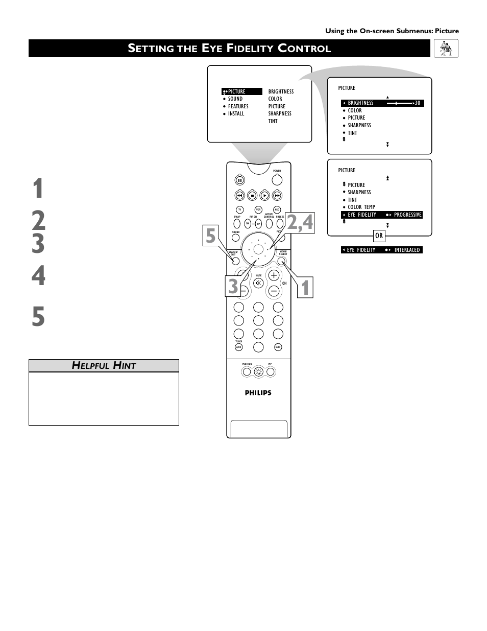 Philips 60PW9383 User Manual | Page 31 / 72