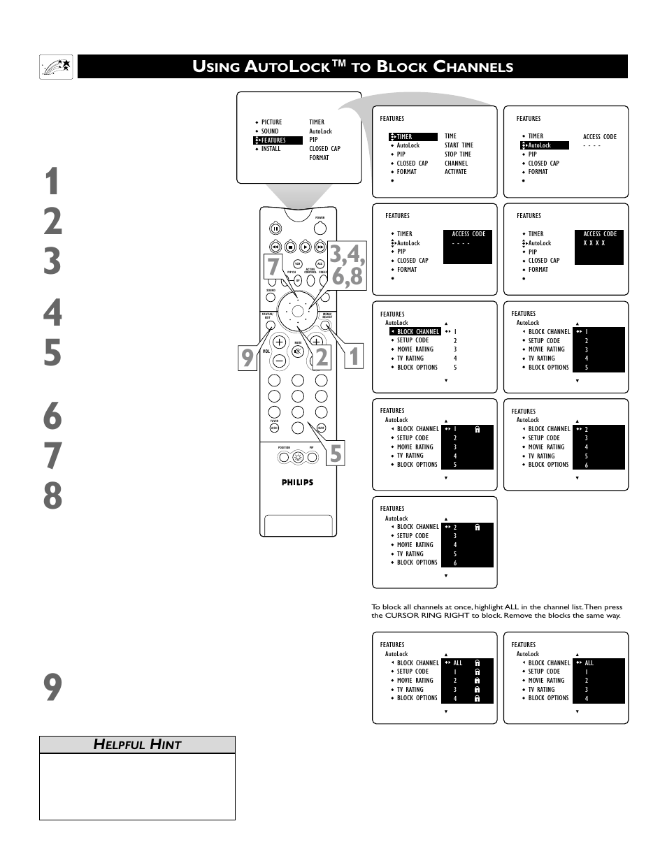 Philips 60PW9383 User Manual | Page 48 / 72