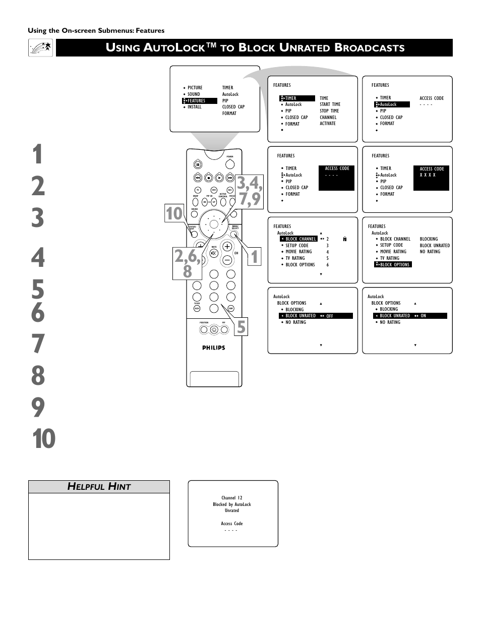 Philips 60PW9383 User Manual | Page 52 / 72