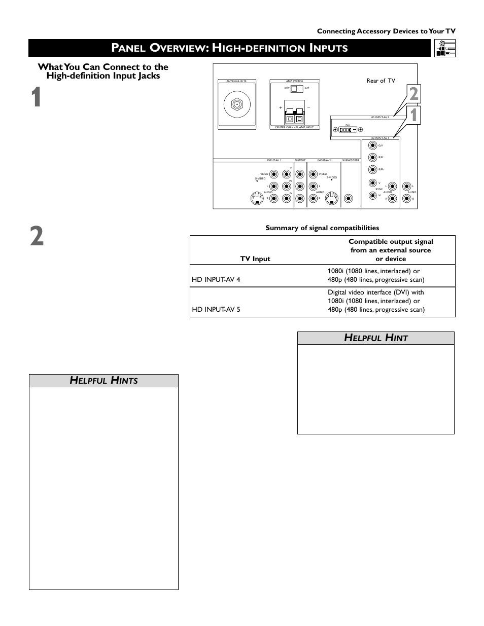 Anel, Verview, Definition | Elpful, Ints | Philips 60PW9383 User Manual | Page 7 / 72