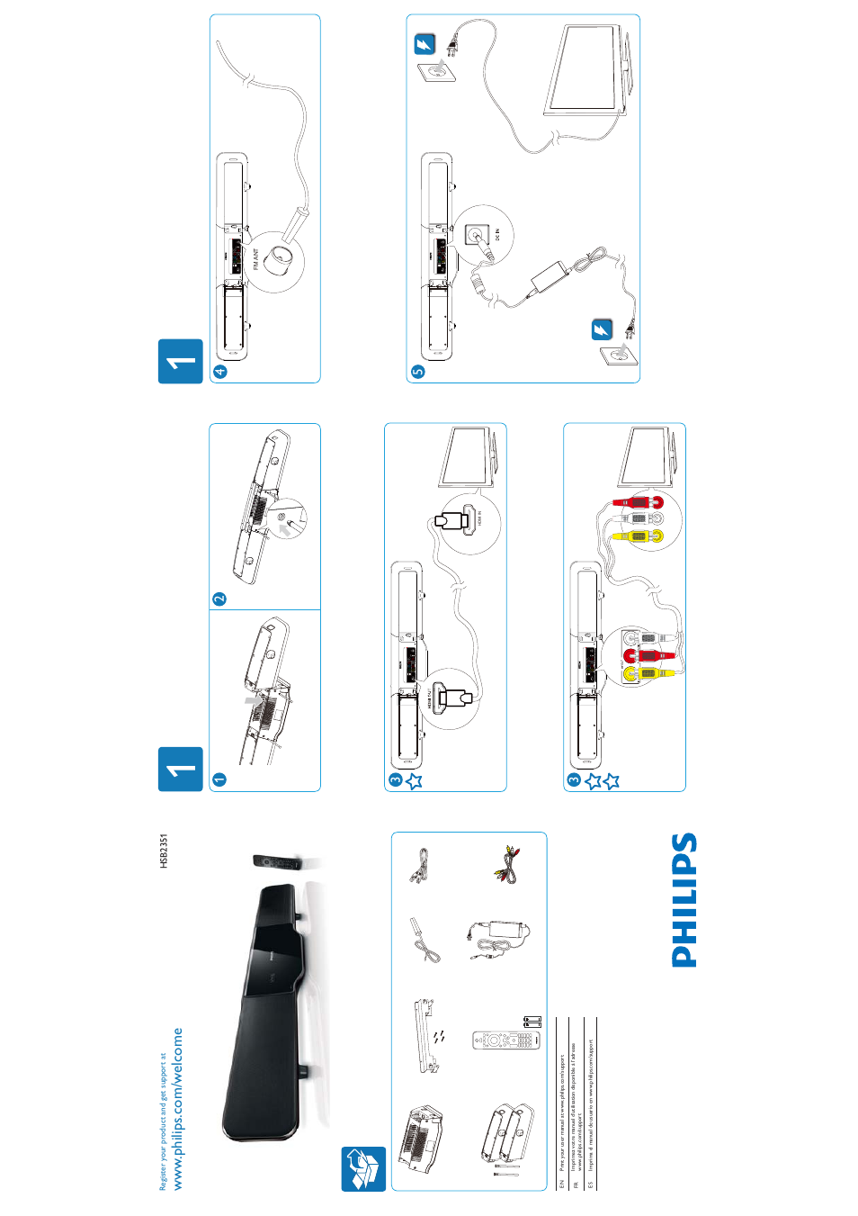 Philips HSB2351/F7 User Manual | 2 pages