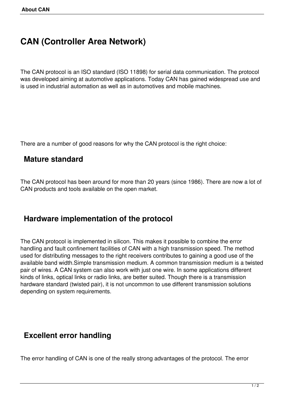 Philips Kvaser LAPcan II User Manual | 2 pages