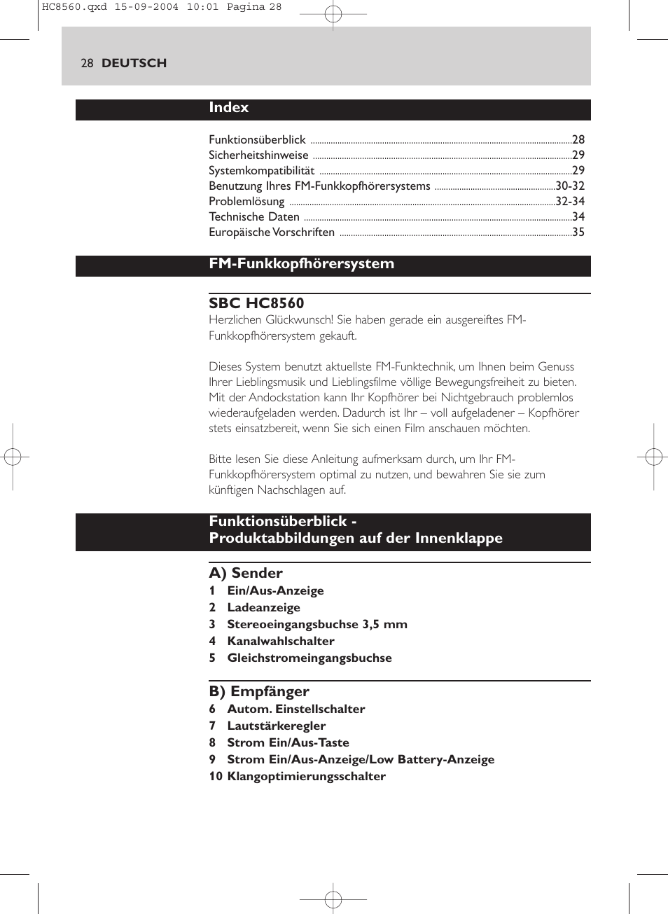 Philips HC 8560 User Manual | Page 28 / 142