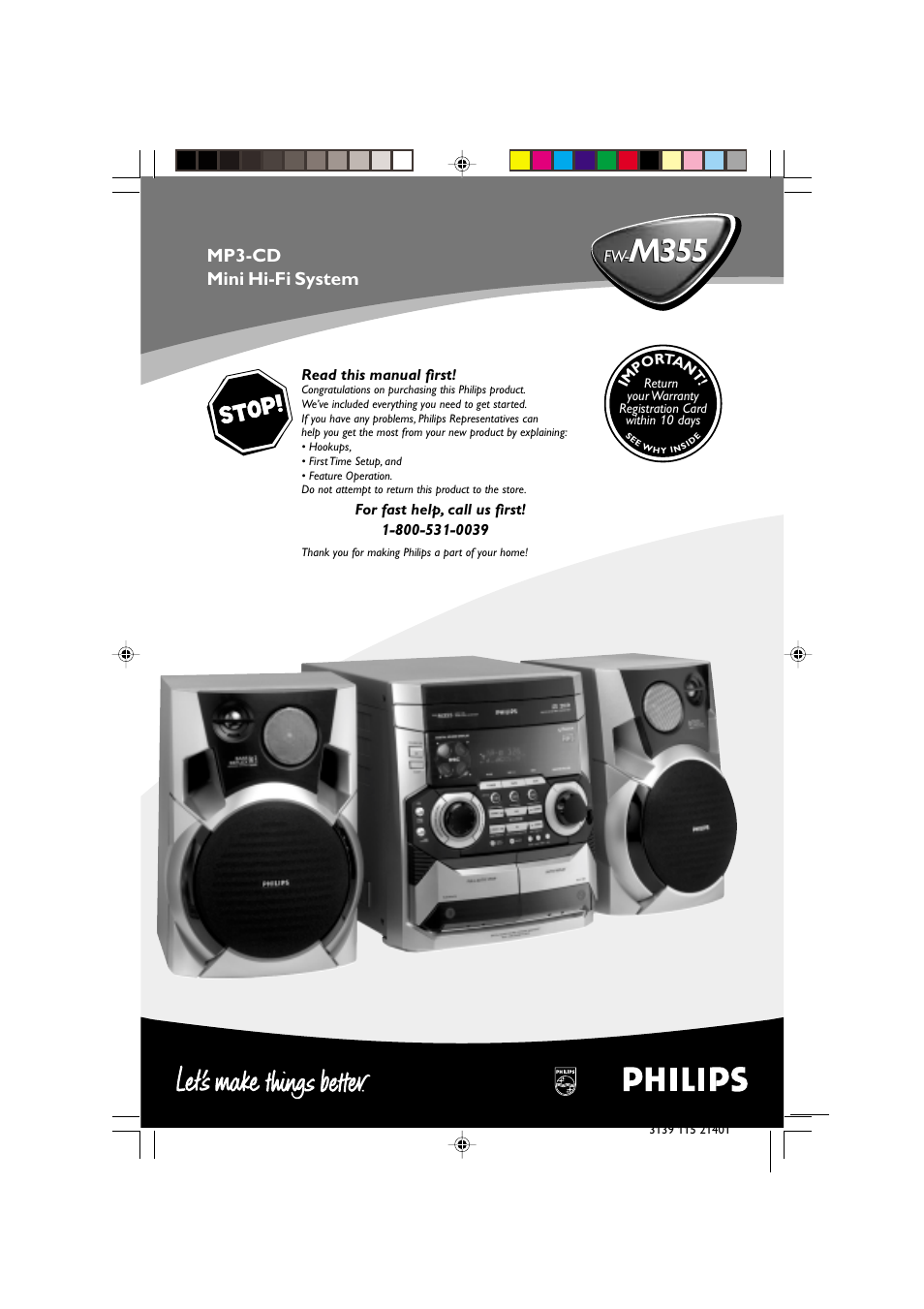 Philips FW-M355 User Manual | 31 pages