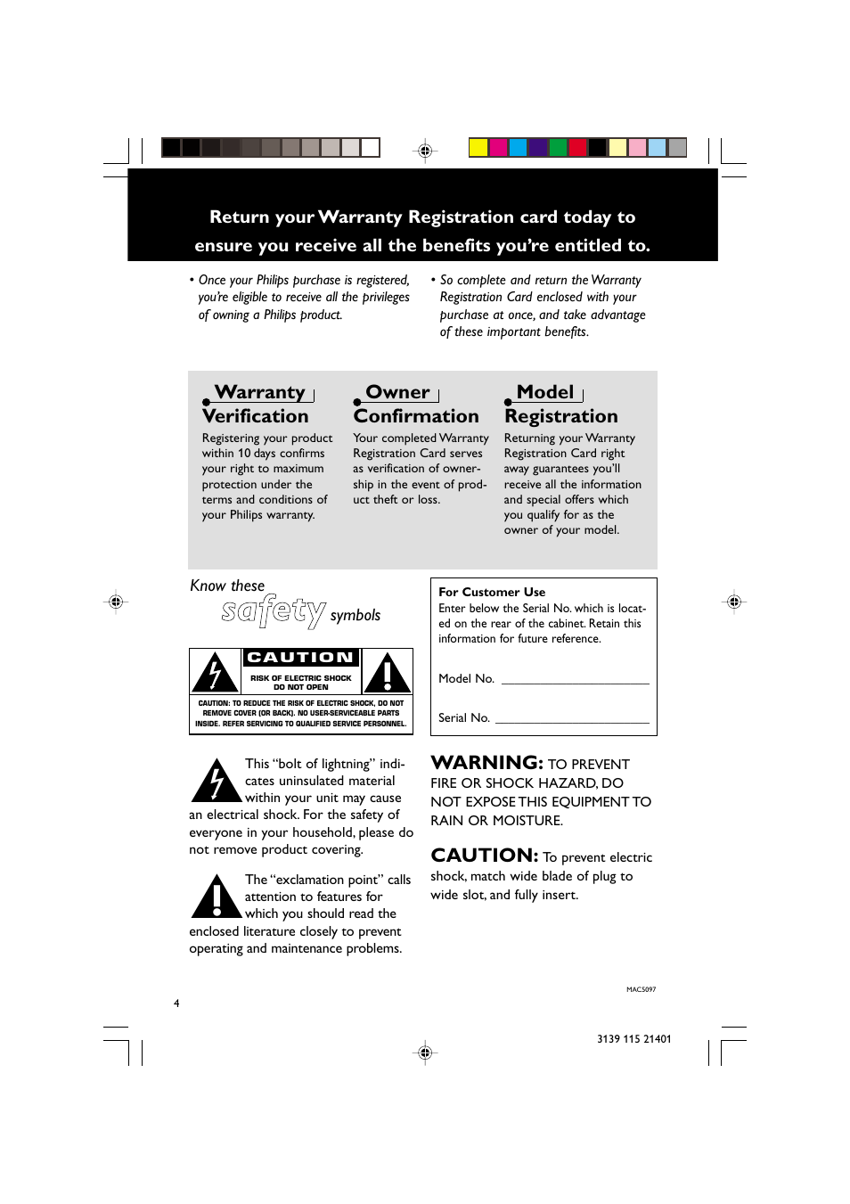 Ssa affe etty y | Philips FW-M355 User Manual | Page 4 / 31