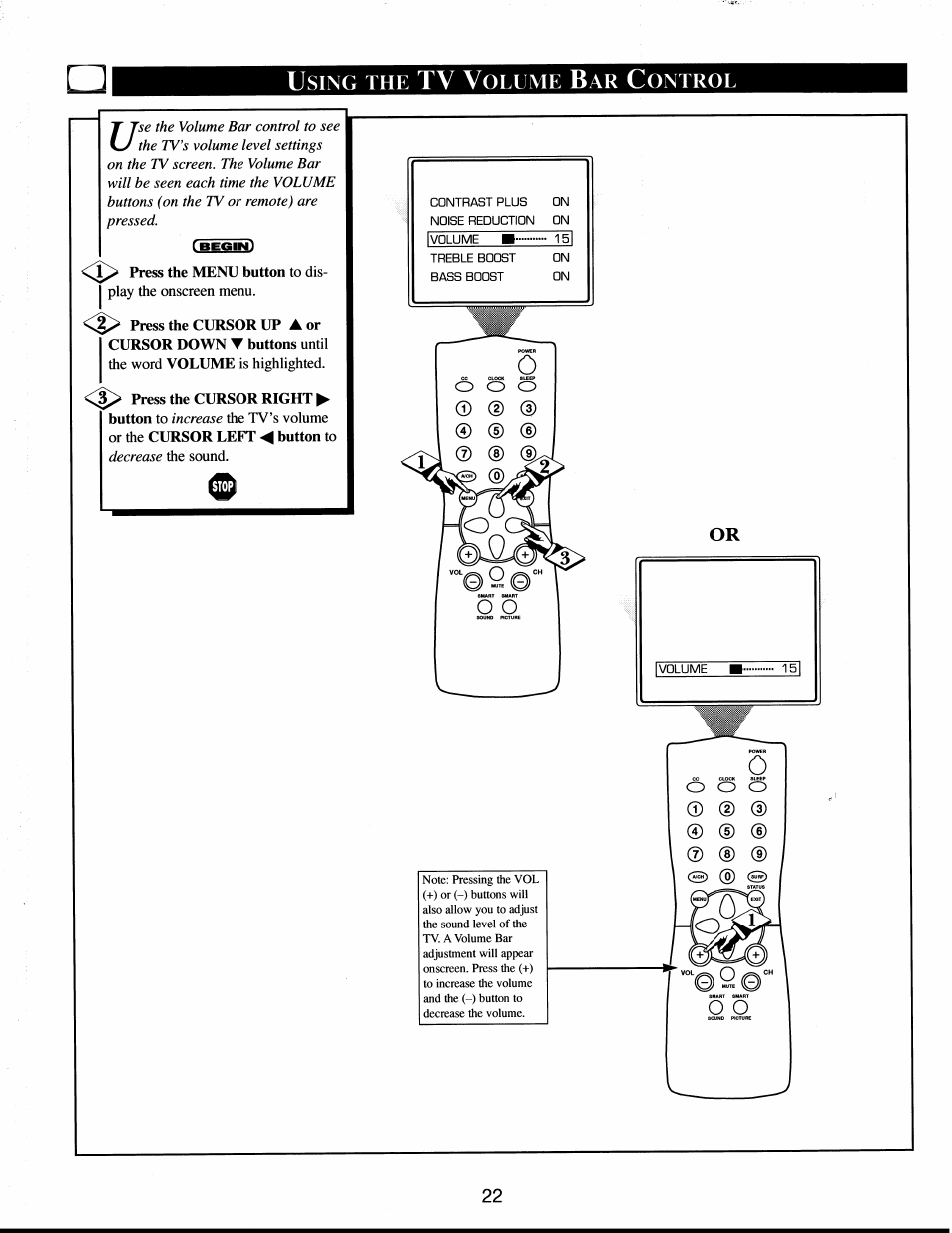 Slh b, Sing, Olume | Ontrol | Philips XS1956CI User Manual | Page 22 / 40